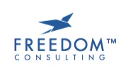 Logo Freedom blå